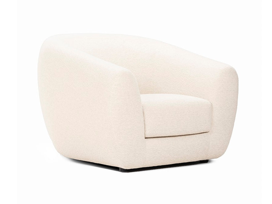 Design Warehouse - 128221 - PISA ARMCHAIR 100 X 111 CM FABRIC PERSEIDE 2 CREAM - Perseide 2 Cream