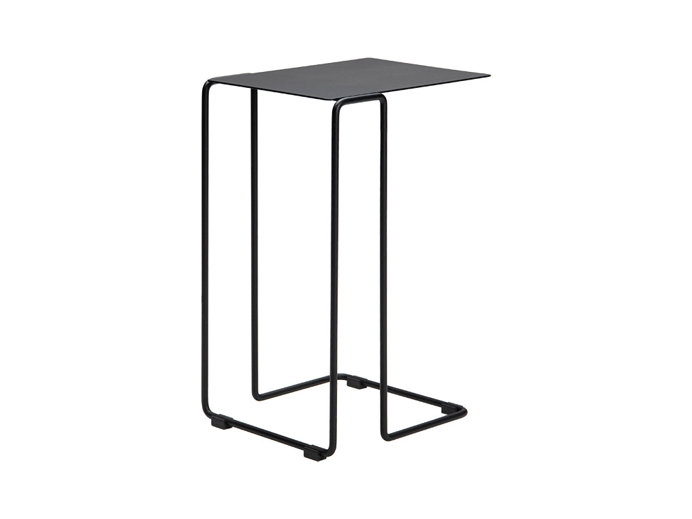 Revello Small Side Table (Matte Black Texture)