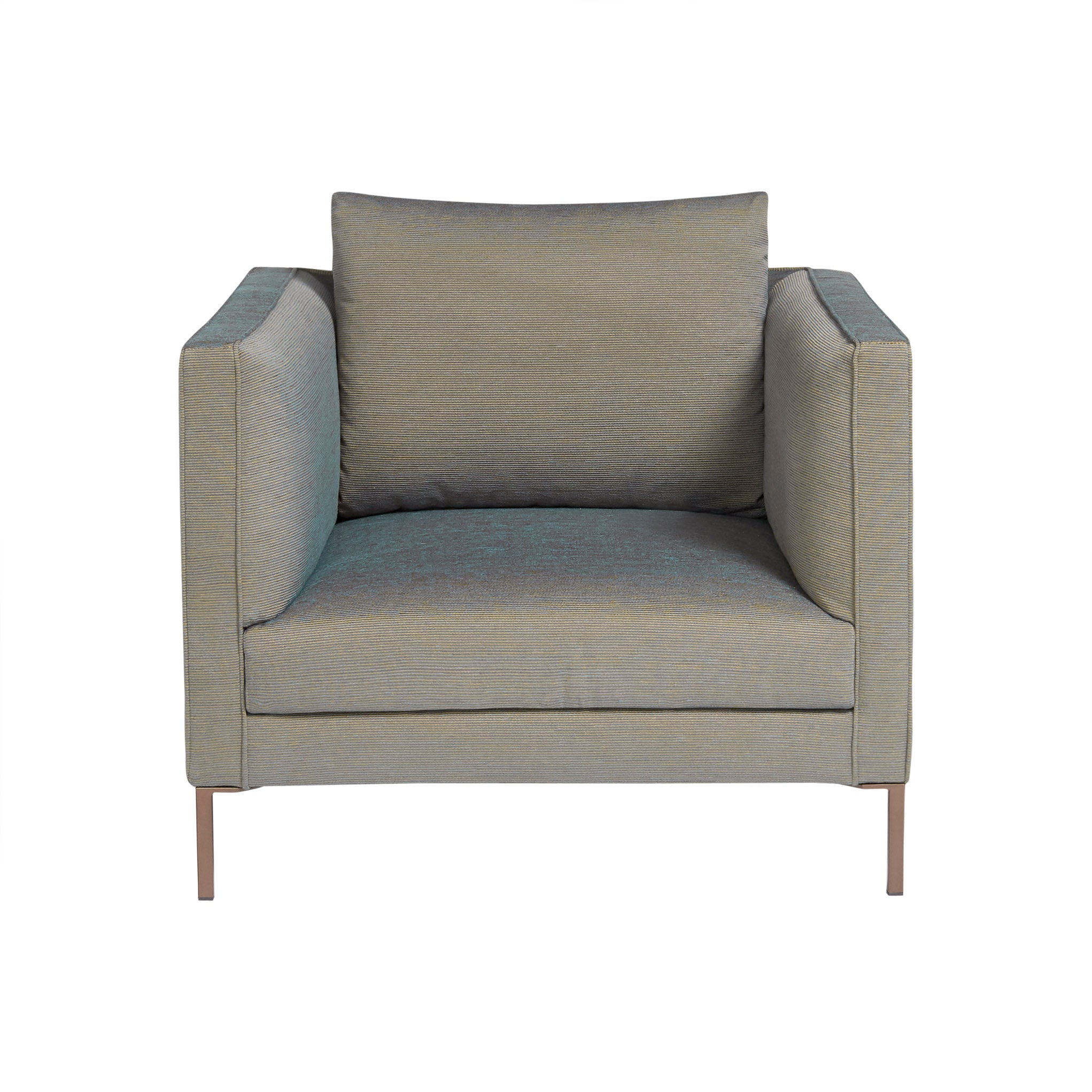 SIENA ARMCHAIR (BRONZE/BLUE)